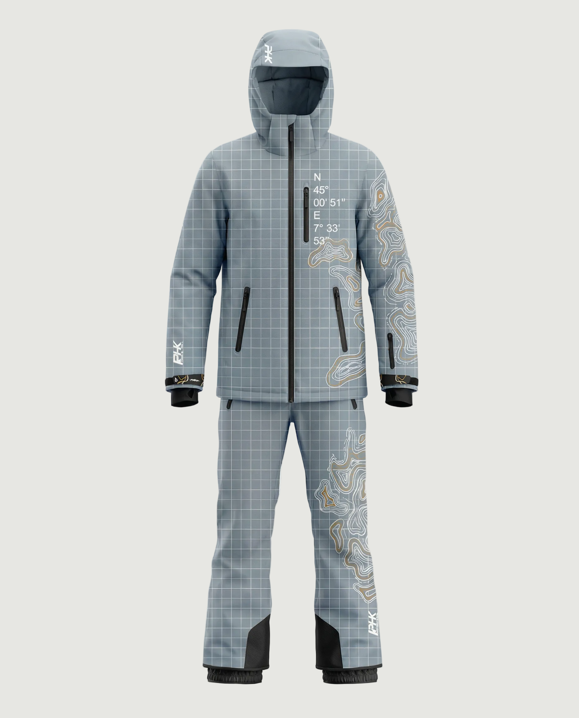 BLUE LEVEL CURVE SUIT