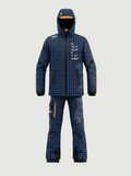 Blue Level Curves Overalls