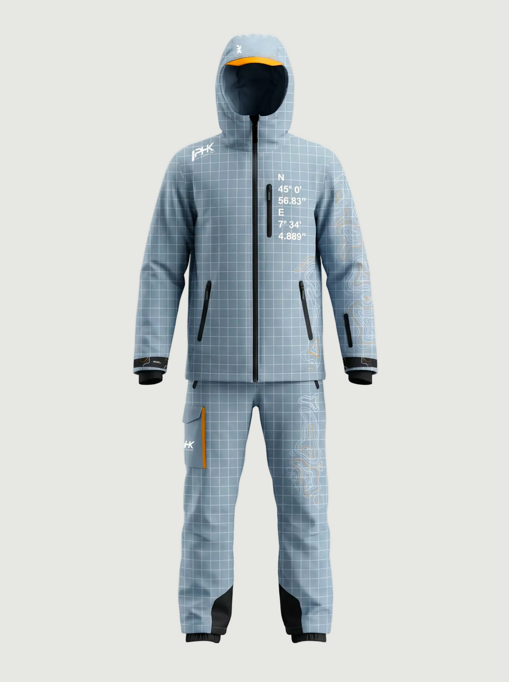BLUE LEVEL CURVE SUIT