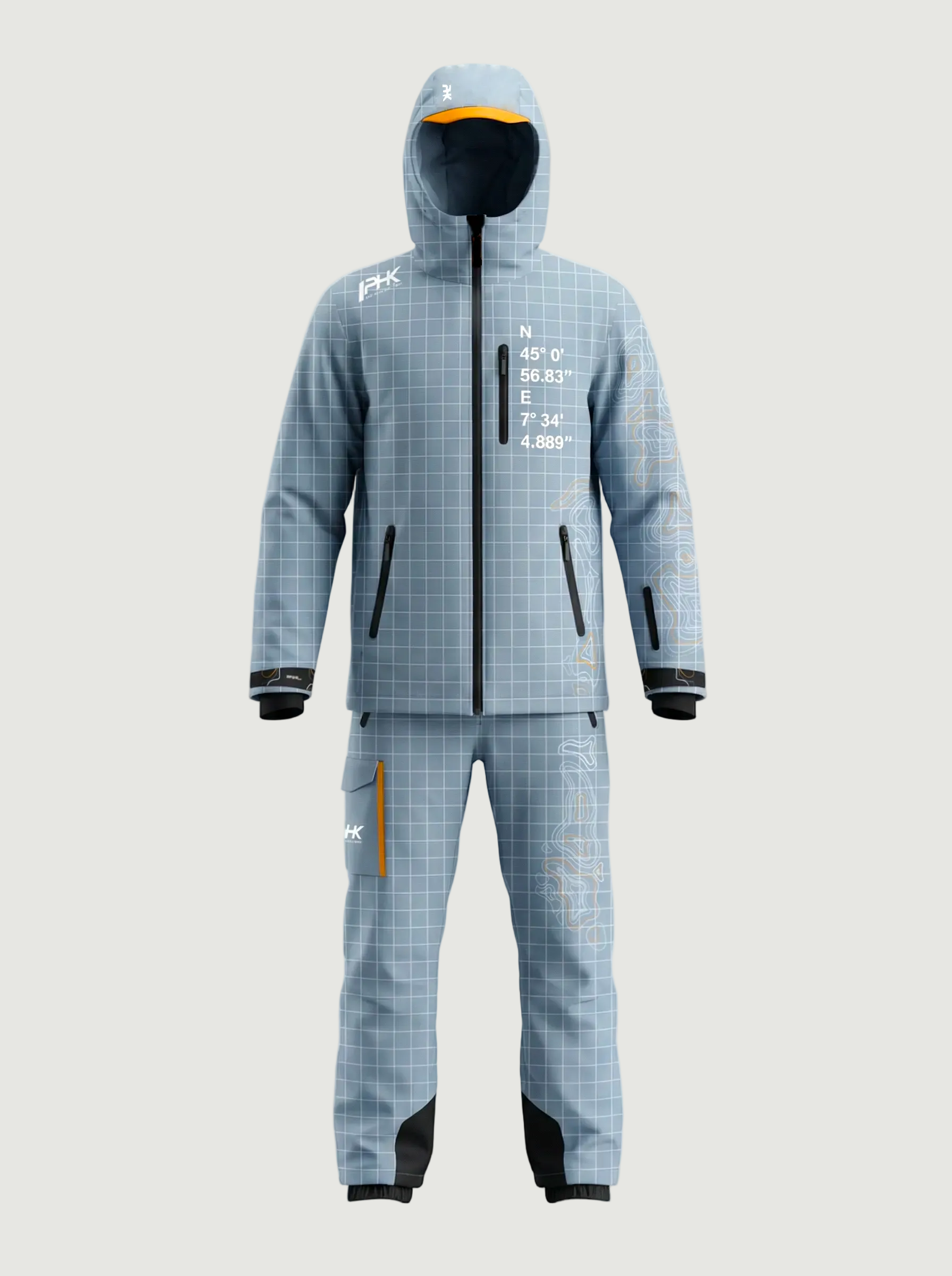 BLUE LEVEL CURVE SUIT